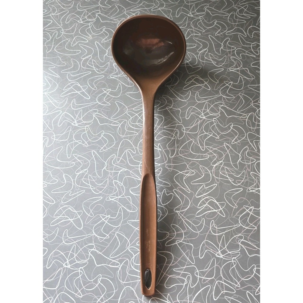 Foley Brown Nylon Plastic Soup Ladle Utensil Kitchen‎ USA Made Vintage